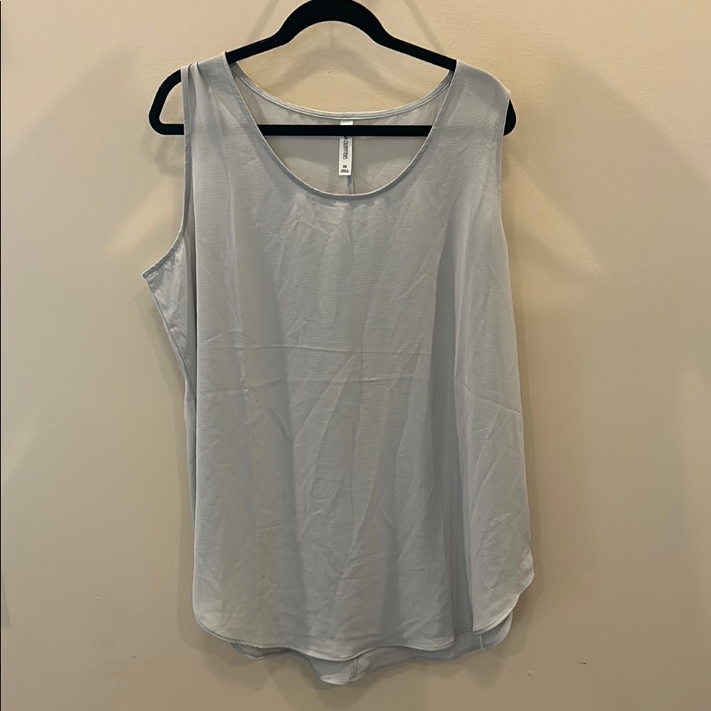 Zenana Outfitters Gray Relaxed Tank Top
